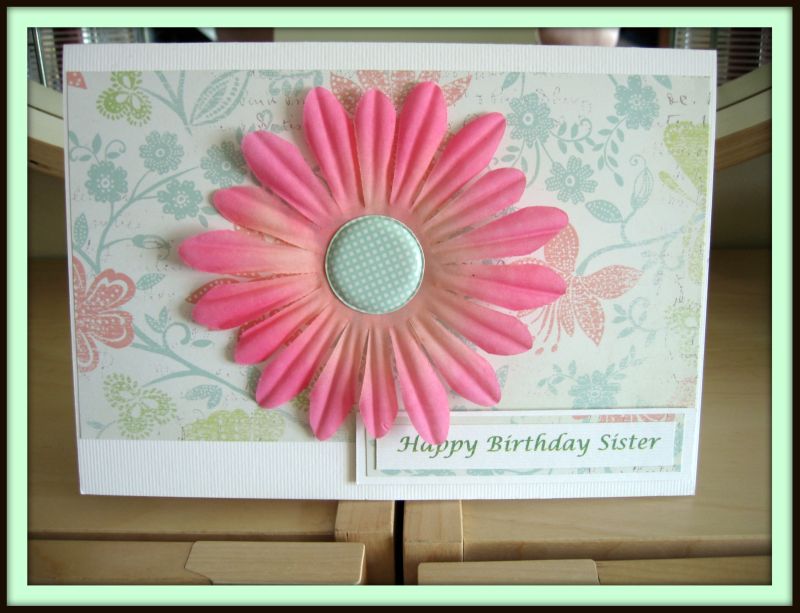 happy birthday cards homemade. This one is a “Happy Birthday
